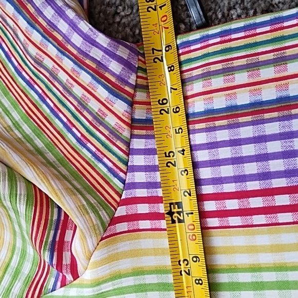 4/$22 NWOT Erena Woman multi-colored blouse - Picture 6 of 7
